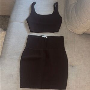 Babaton matching set - sculpt in the chocolate brown